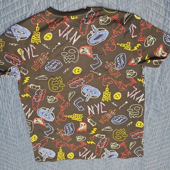 Original Gravity Streetwear graffiti T-shirt Men's Size M Grunge NYC Goth - Picture 7 of 7